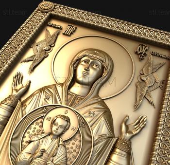 3D модель Икона Божией Матери «Знамение» (STL)